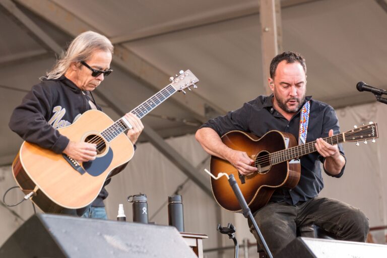 Dave Matthews and Tim Reynolds - Tim Reynolds and Dave Matthews New Orleans Jazz & Heritage Festival, Fair Grounds Race Track, Louisiana, USA - 05 May 2017