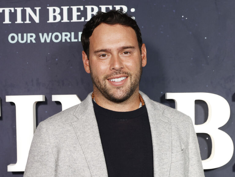 Scooter Braun arrives on the red carpet at the NY special screening event for Amazon Prime's upcoming doc Justin Bieber: Our World Special Screening in New York, United States - 14 Sep 2021