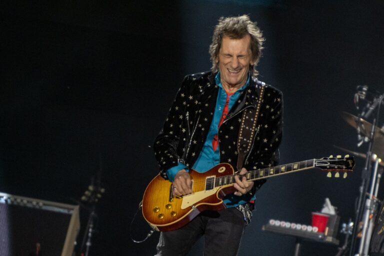 Ronnie Wood of The Rolling Stones performs during The Rolling Stones 'Hackney Diamonds Tour' at Soldier Field in Chicago, USA - 27 June 2024 The Rolling Stones 'Hackney Diamonds Tour', Chicago, USA - 27 Jun 2024