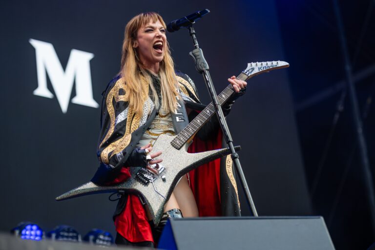 Halestorm - Lzzy Hale (Elizabeth Mae "Lzzy" Hale IV) Halestorm in concert, Run For Your Lives World Tour, London Stadium, UK - 28 Jun 2025
