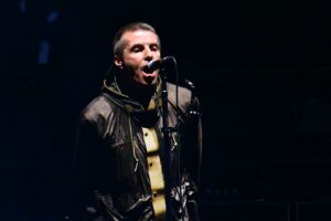 Liam Gallagher of Oasis performs Oasis in concert, Live '25 Tour Opening Night, Principality Stadium, Cardiff, Wales, UK - 04 Jul 2025