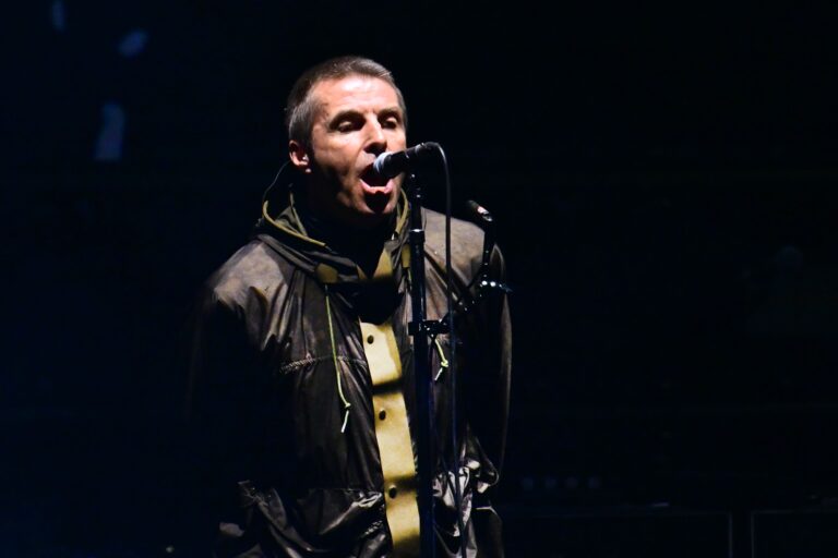 Liam Gallagher of Oasis performs Oasis in concert, Live '25 Tour Opening Night, Principality Stadium, Cardiff, Wales, UK - 04 Jul 2025