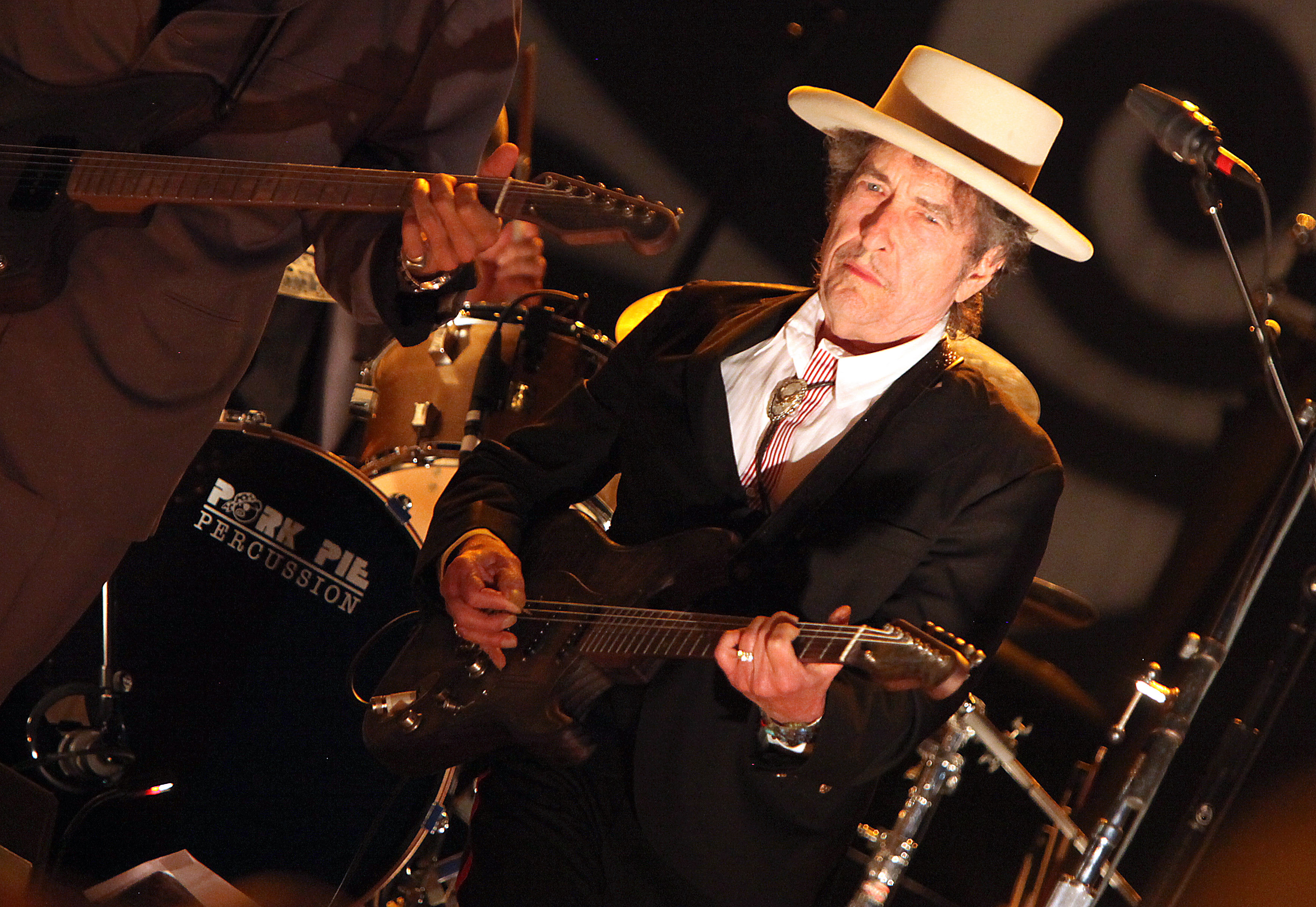 Bob Dylan in concert during the Sturgis Motorcycle Rally, Buffalo Chip Campground, Sturgis, South Dakota, America - 10 Aug 2010