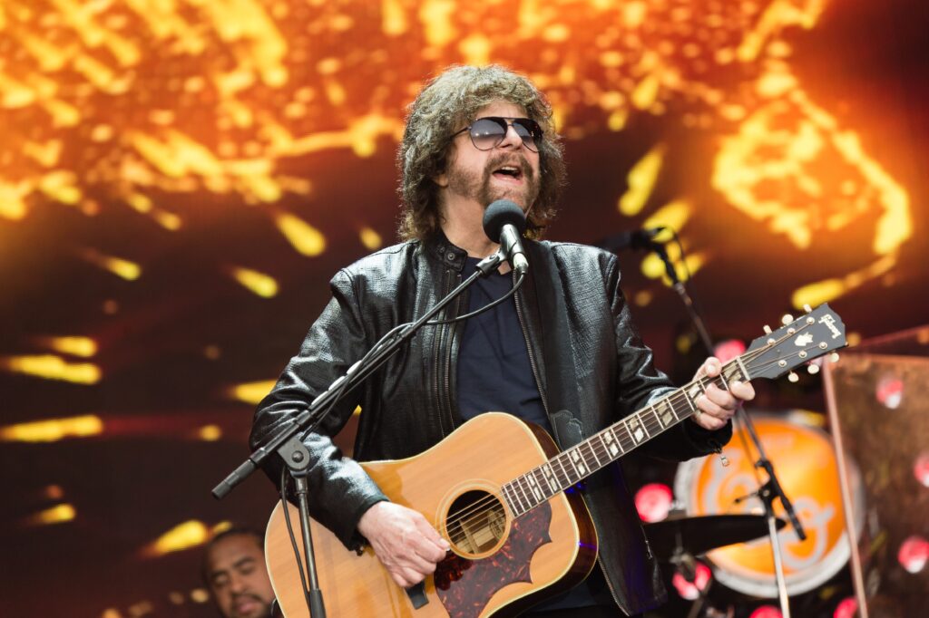 Jeff Lynne - Jeff Lynne's ELO - Electric Light Orchestra - performing on the Pyramid Stage Glastonbury Festival, UK - 26 Jun 2016 Day 5, Sunday