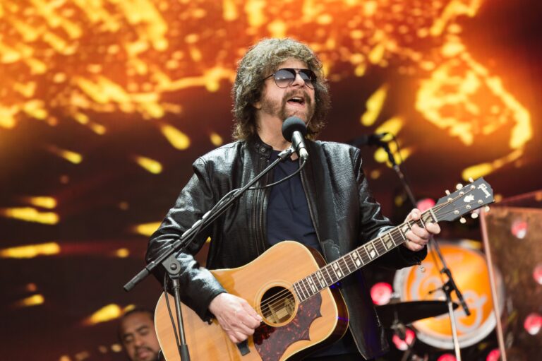 Jeff Lynne - Jeff Lynne's ELO - Electric Light Orchestra - performing on the Pyramid Stage Glastonbury Festival, UK - 26 Jun 2016 Day 5, Sunday