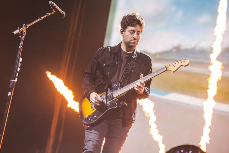 Joe Trohman Fall Out Boy in concert at Manchester Arena, UK - 29 Mar 2018 Fall Out Boy, performing at the Manchester Arena on their 2018 'Mania' UK Tour