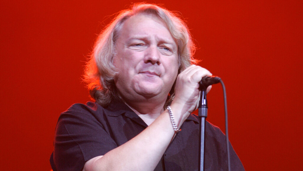 Lou Gramm performing live in concert.