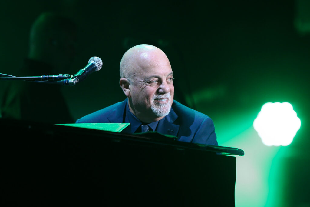 Billy Joel performing at Madison Square Garden in New York.