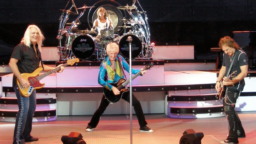 REO Speedwagon performing at Red Rocks in July 2010