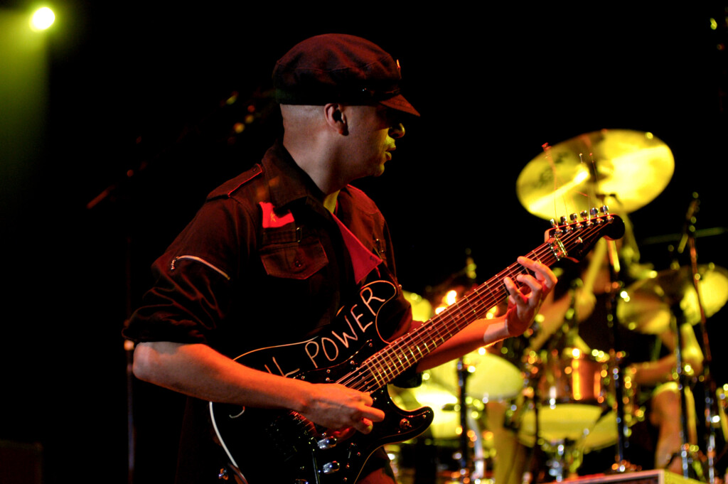 Audioslave Tom Morello during the concert