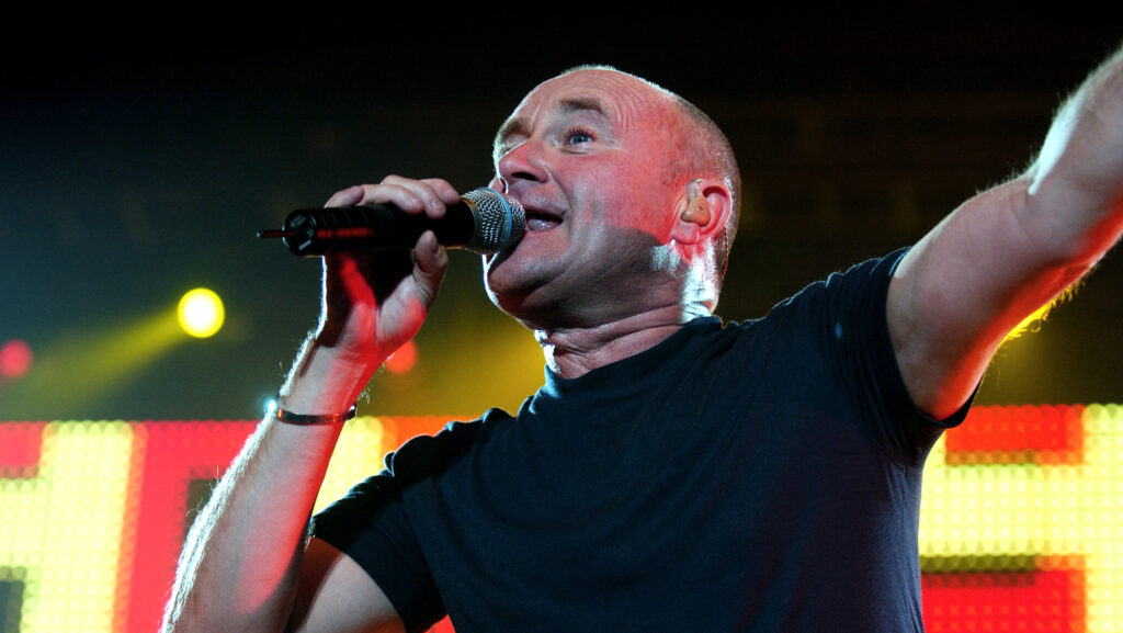 Phil Collins during the concert