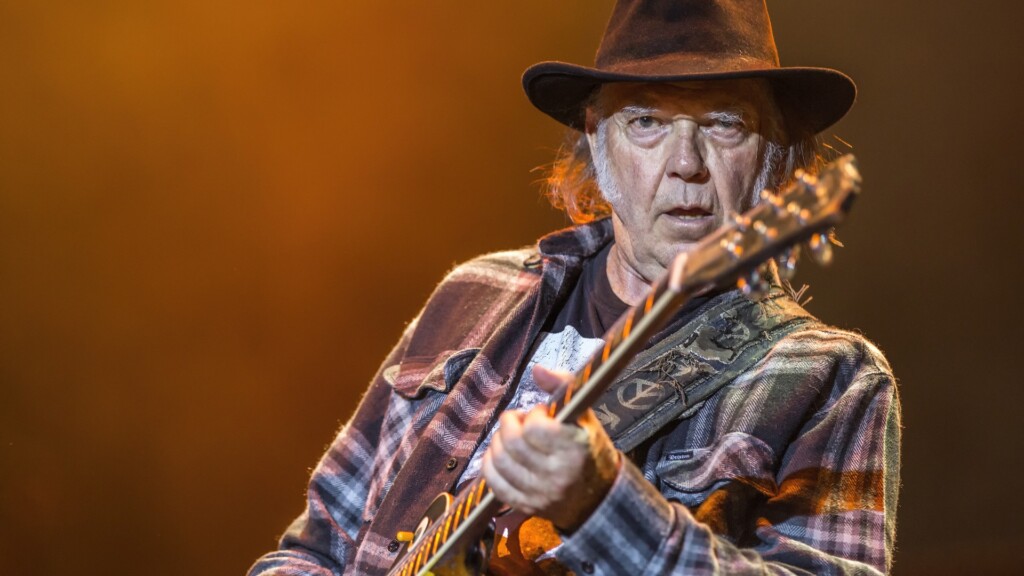 Neil Young performs at Beale Street Music Festival