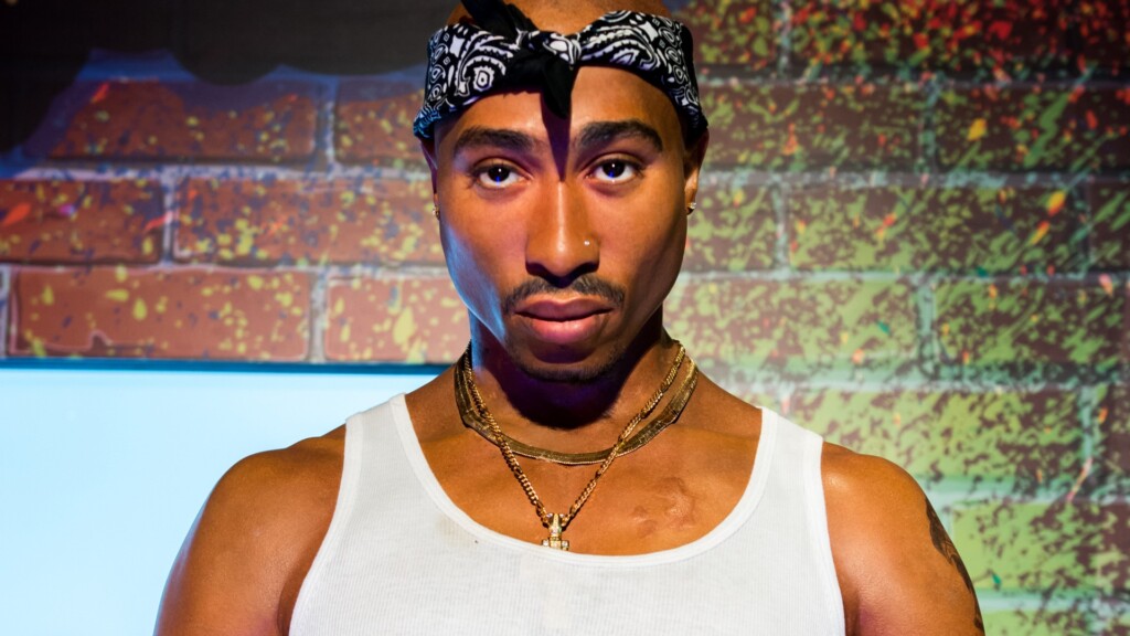 Tupac Shakur wax figure at Madame Tussauds San Francisco