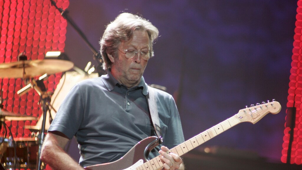 Eric Clapton performs in concert