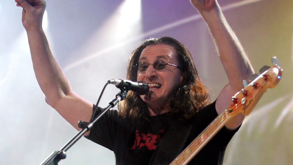 Rush performs in concert